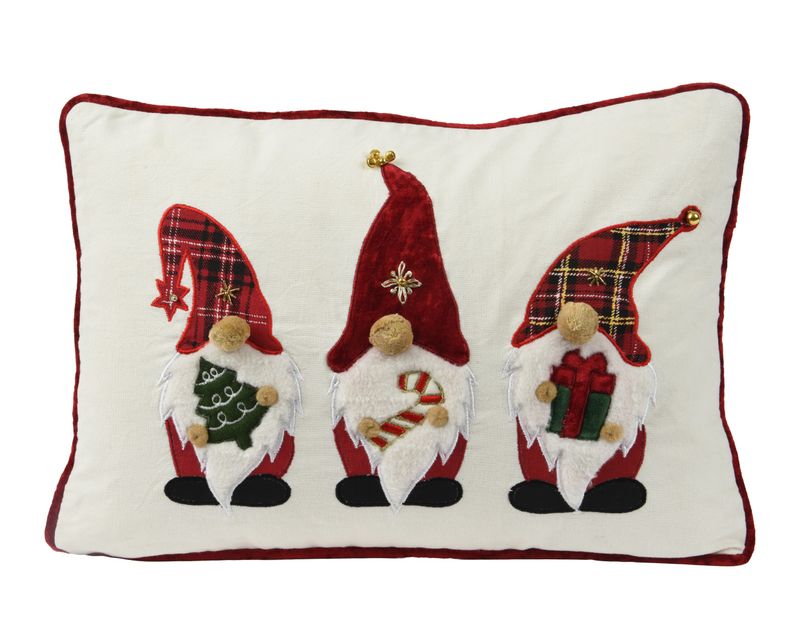 CHRISTMAS GNOME COTTON CUSHION