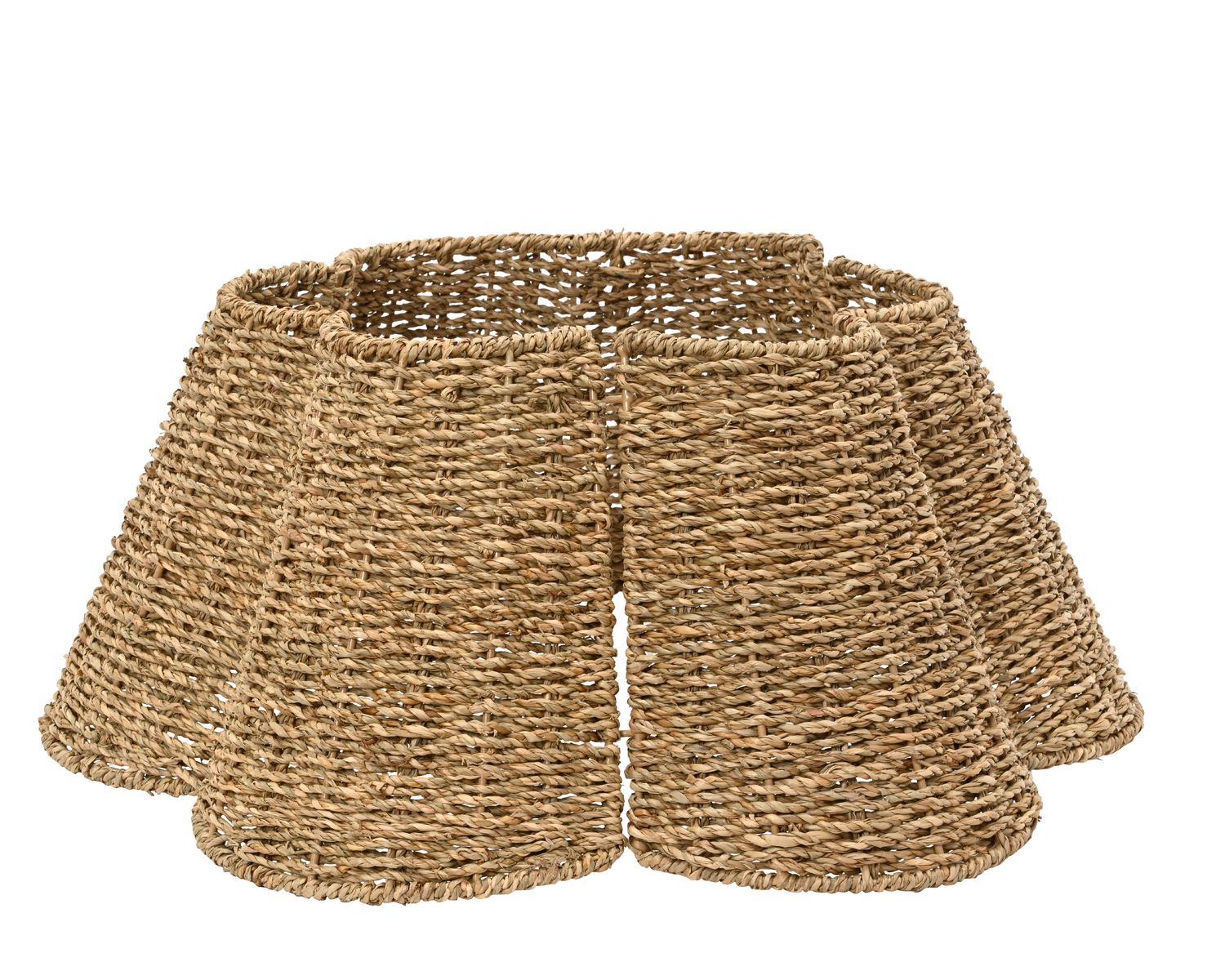 NATURAL WOVEN SEAGRASS CHRISTMAS TREE RING