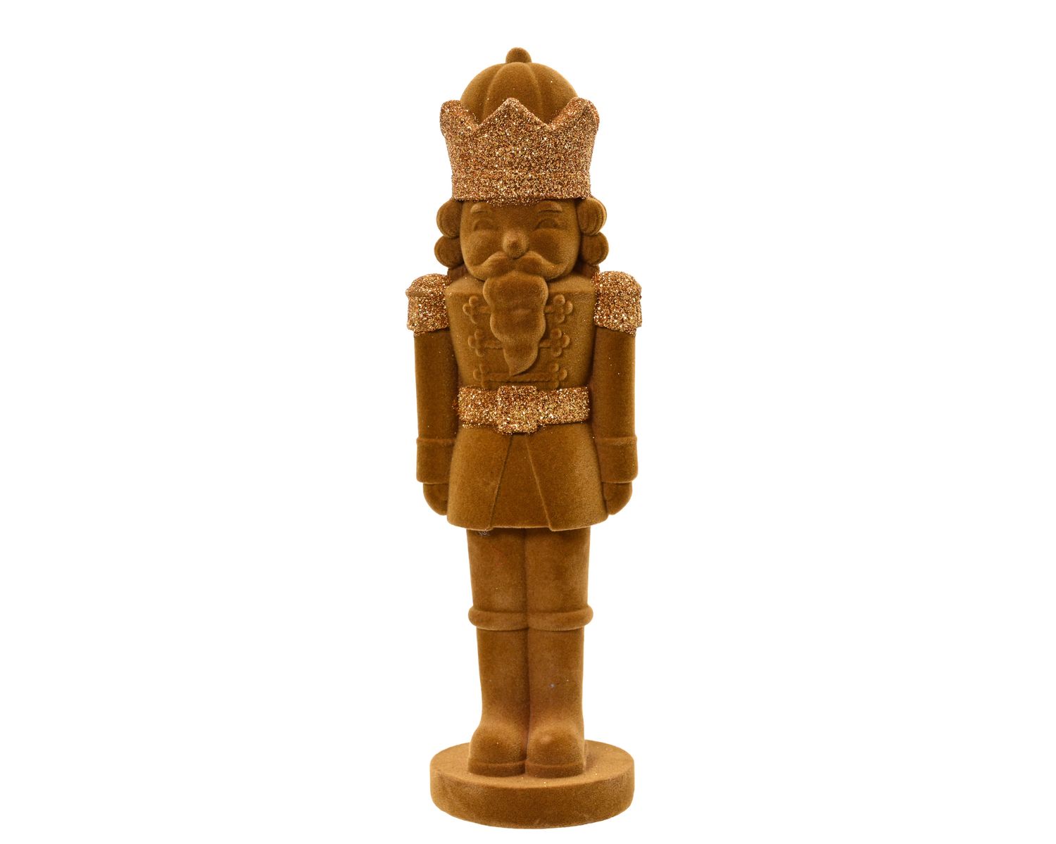 BROWN FELT NUTCRACKER SMALL