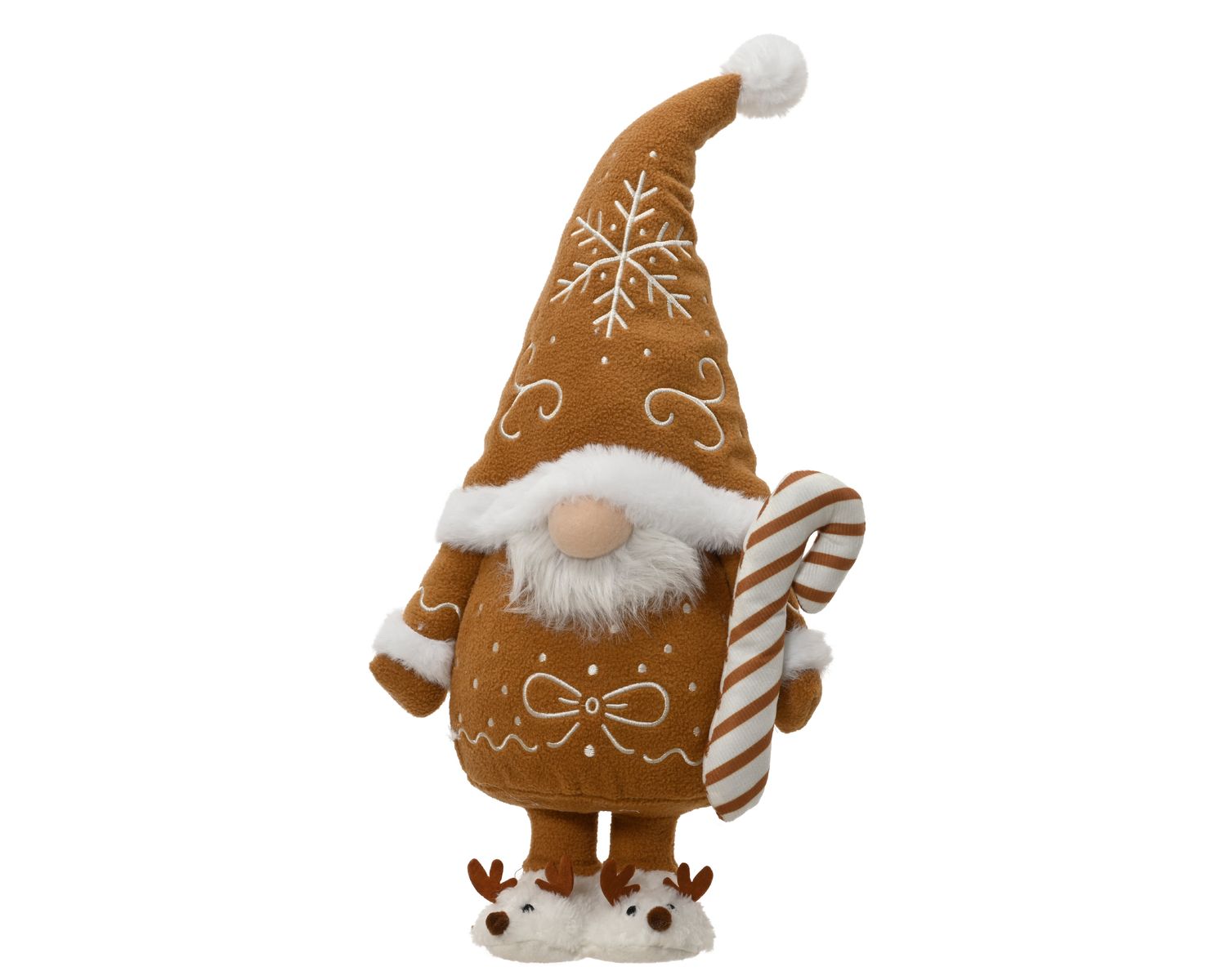 GINGERBREAD CANDY CANE GNOME CHRISTMAS PLUSH