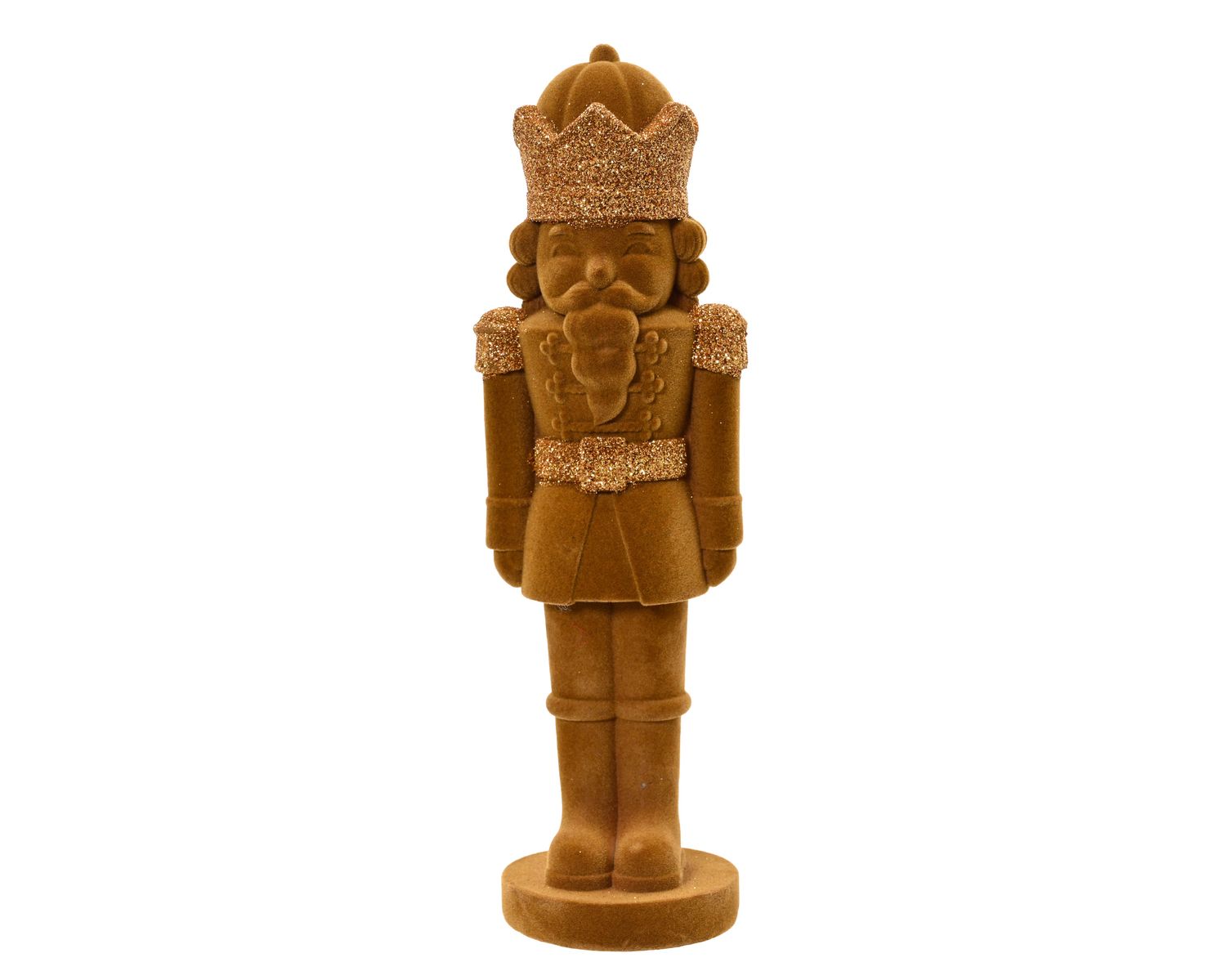 BROWN FELT NUTCRACKER LARGE