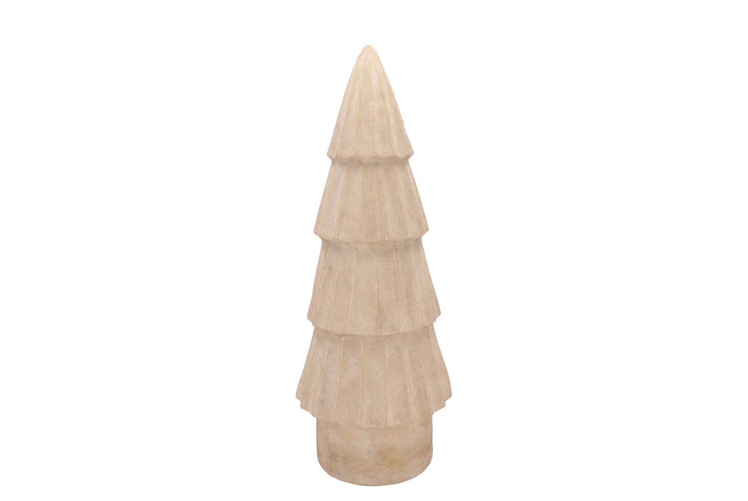 PORTO ANTIQUE GOLD PINE TREE DECOR - MEDIUM