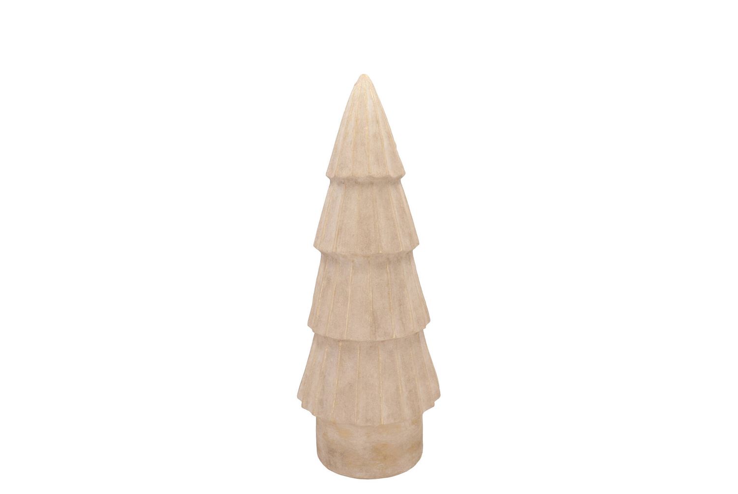 PORTO ANTIQUE GOLD PINE TREE DECORATION - SMALL