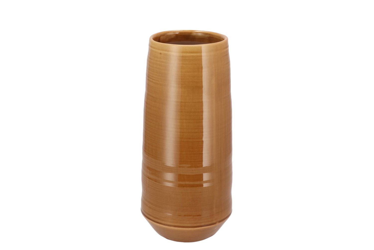 LIGHT BROWN PORCELAIN VASE