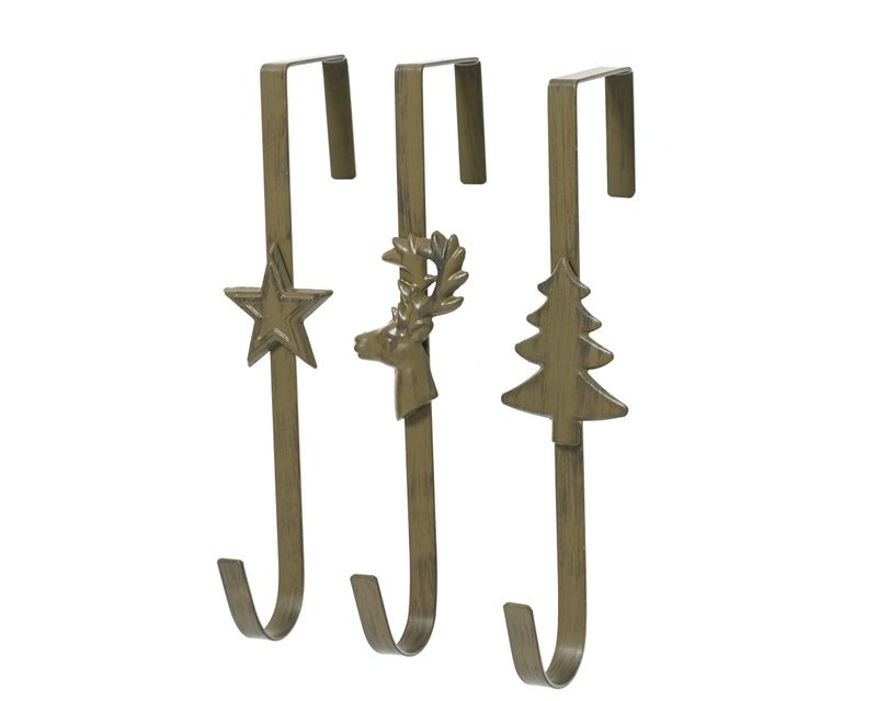 CHRISTMAS IRON WREATH HOLDER