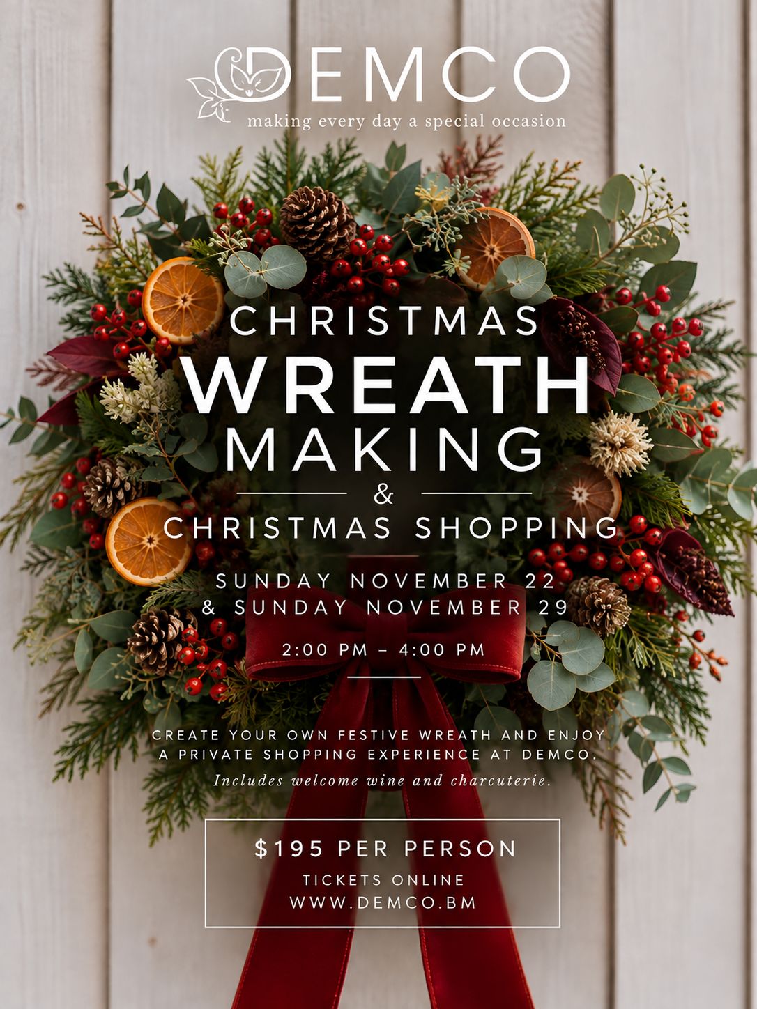 Christmas Wreath Workshop