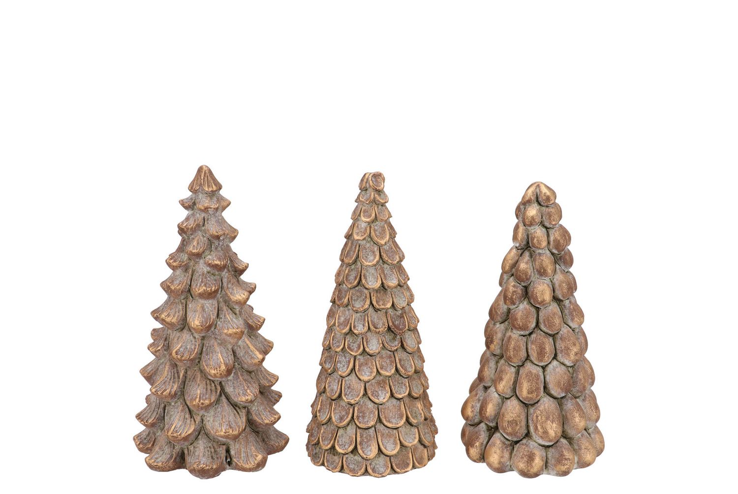 BRONZE CHRISTMAS CONCRETE TREE, STYLE: TREE DROPLET