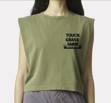 Touch Grass Farm Cut-Off Shirt 2025