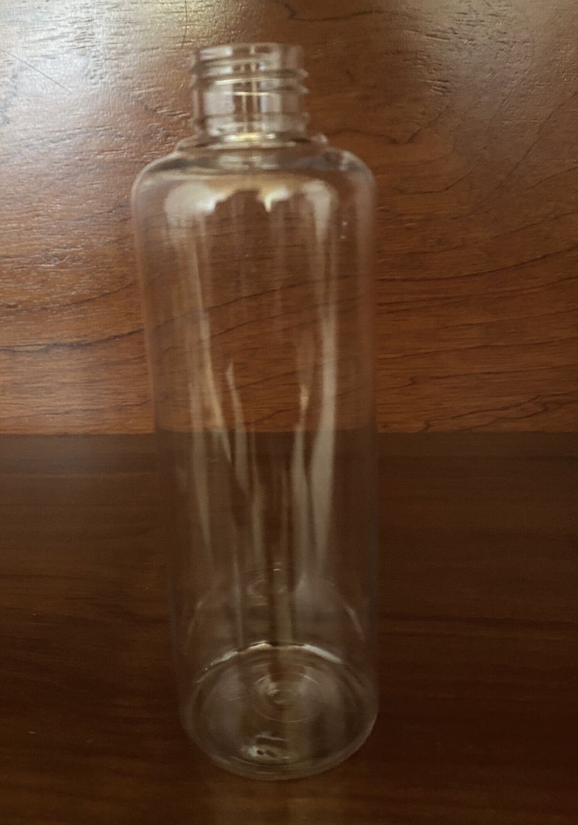 8oz Clear PET Bullet - 24/410 Neck
