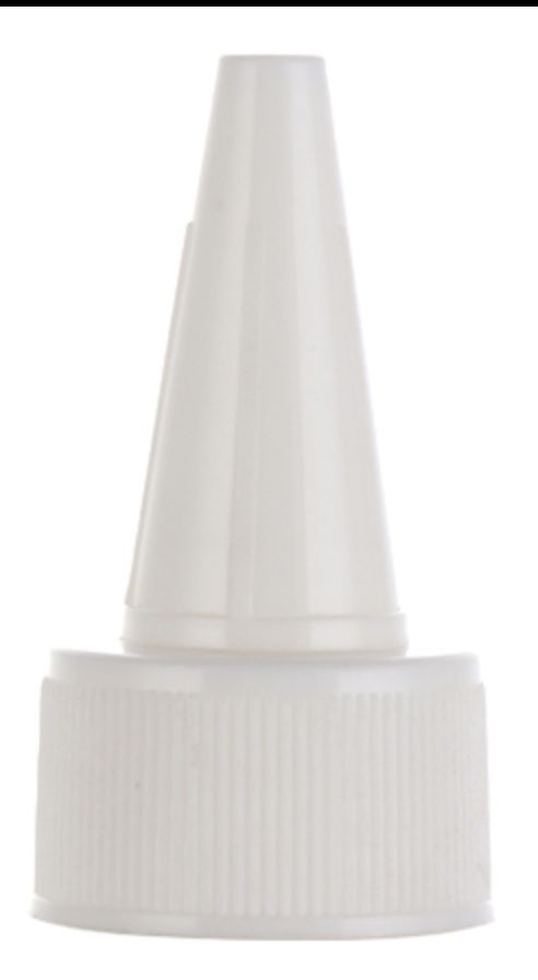 White Twist Yorker Spout Applicator Cap