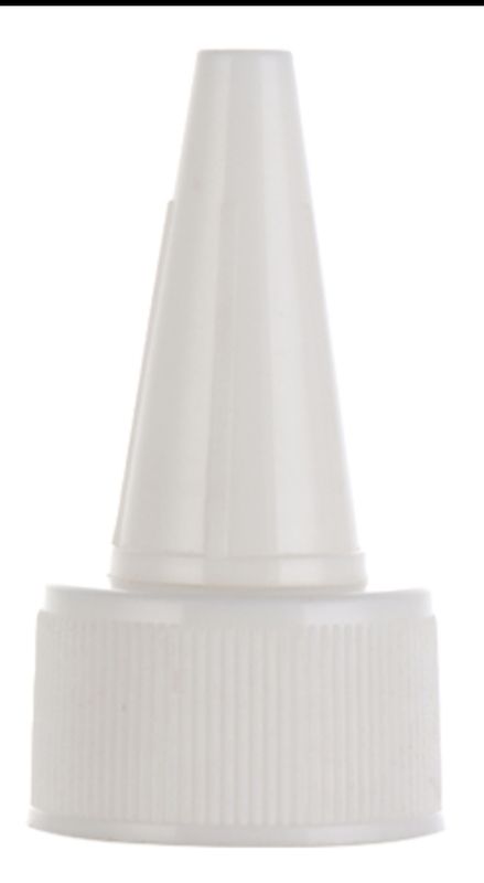 White Twist Yorker Spout Applicator Cap