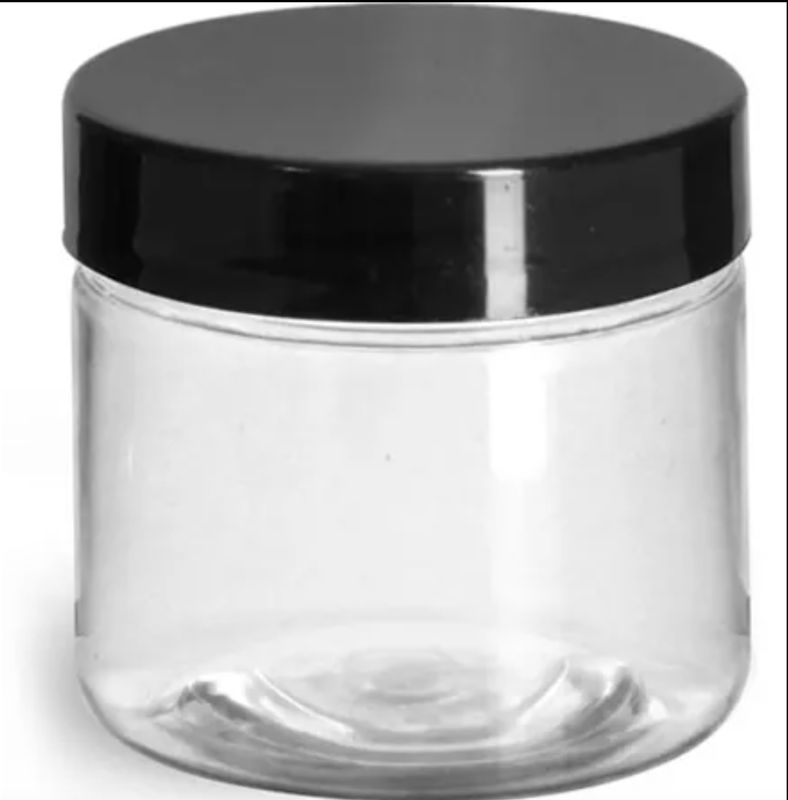 Plastic Jars with Lids - 2oz