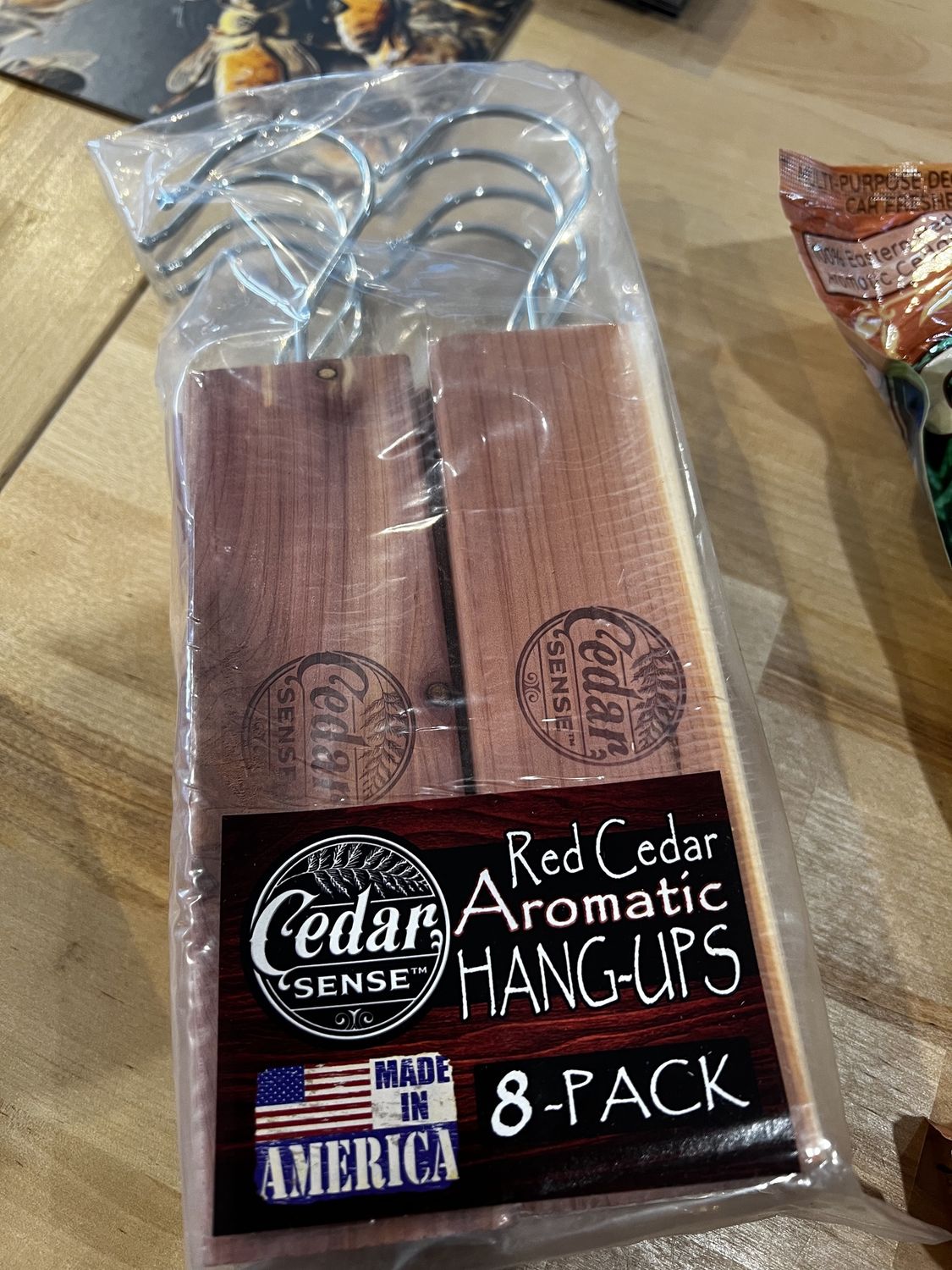 Cedar Hang Ups- 8 Pk