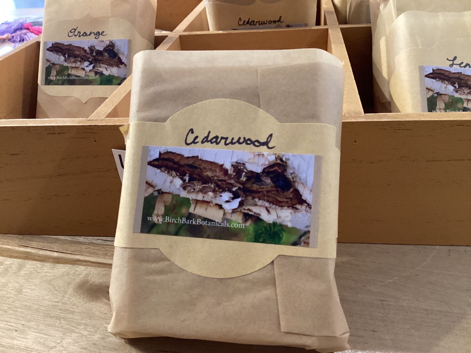 Bar Soap- Birch Botanical, Flavored: Cedarwood