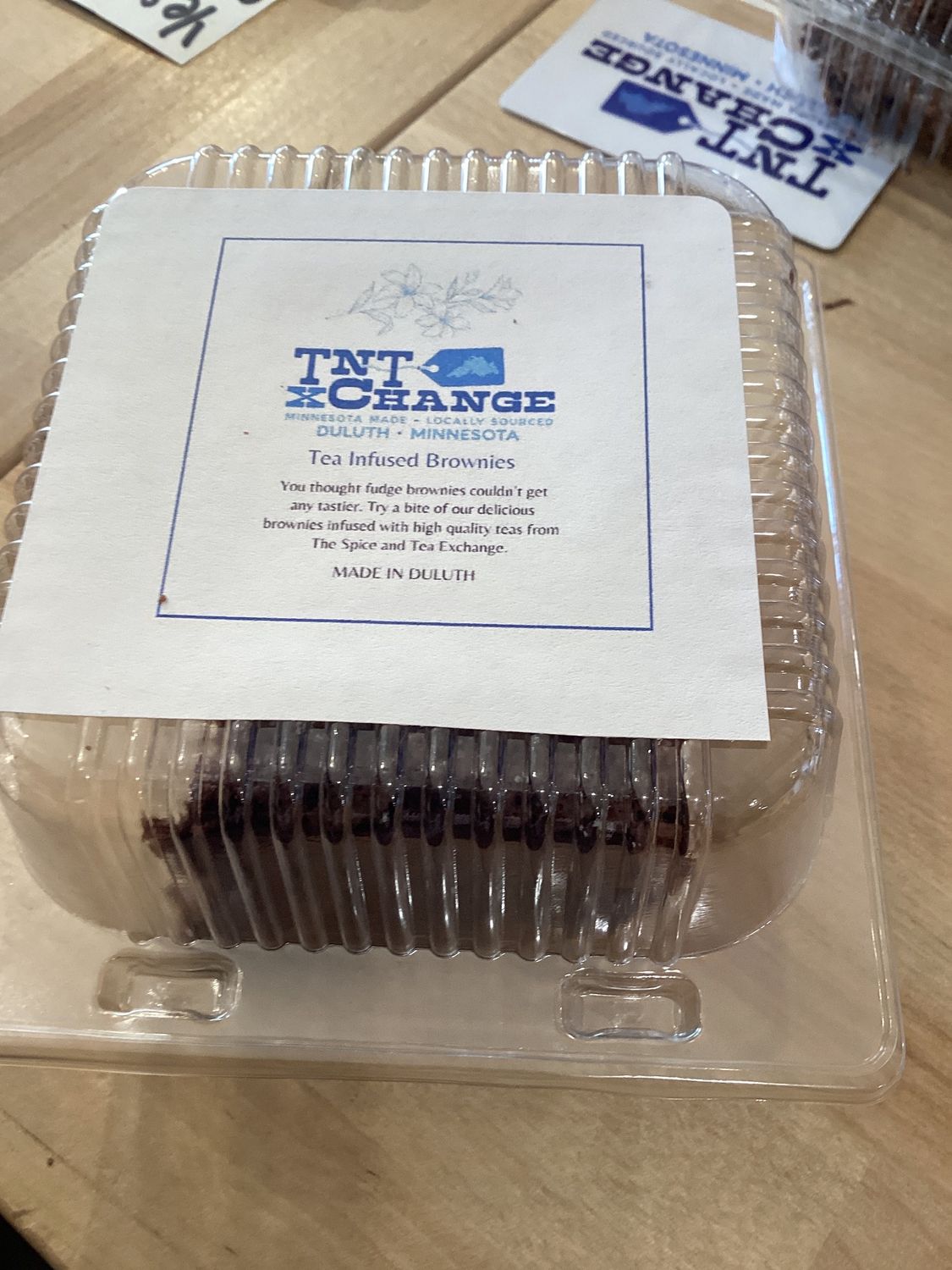 Brownies - Tea infused Butter