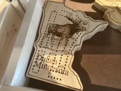 MN Cribbage Board