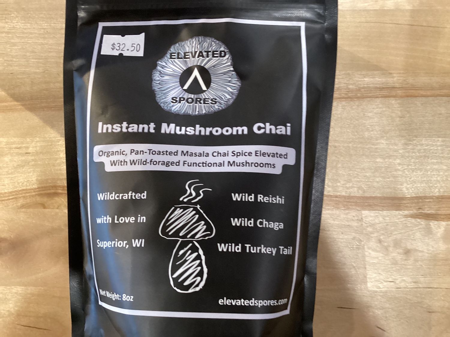 Mushroom Coffee products, Flavored: Chai Instant Mushroom tea