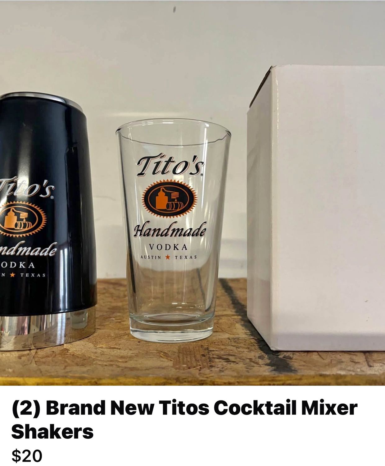Tito's - cocktail shaker