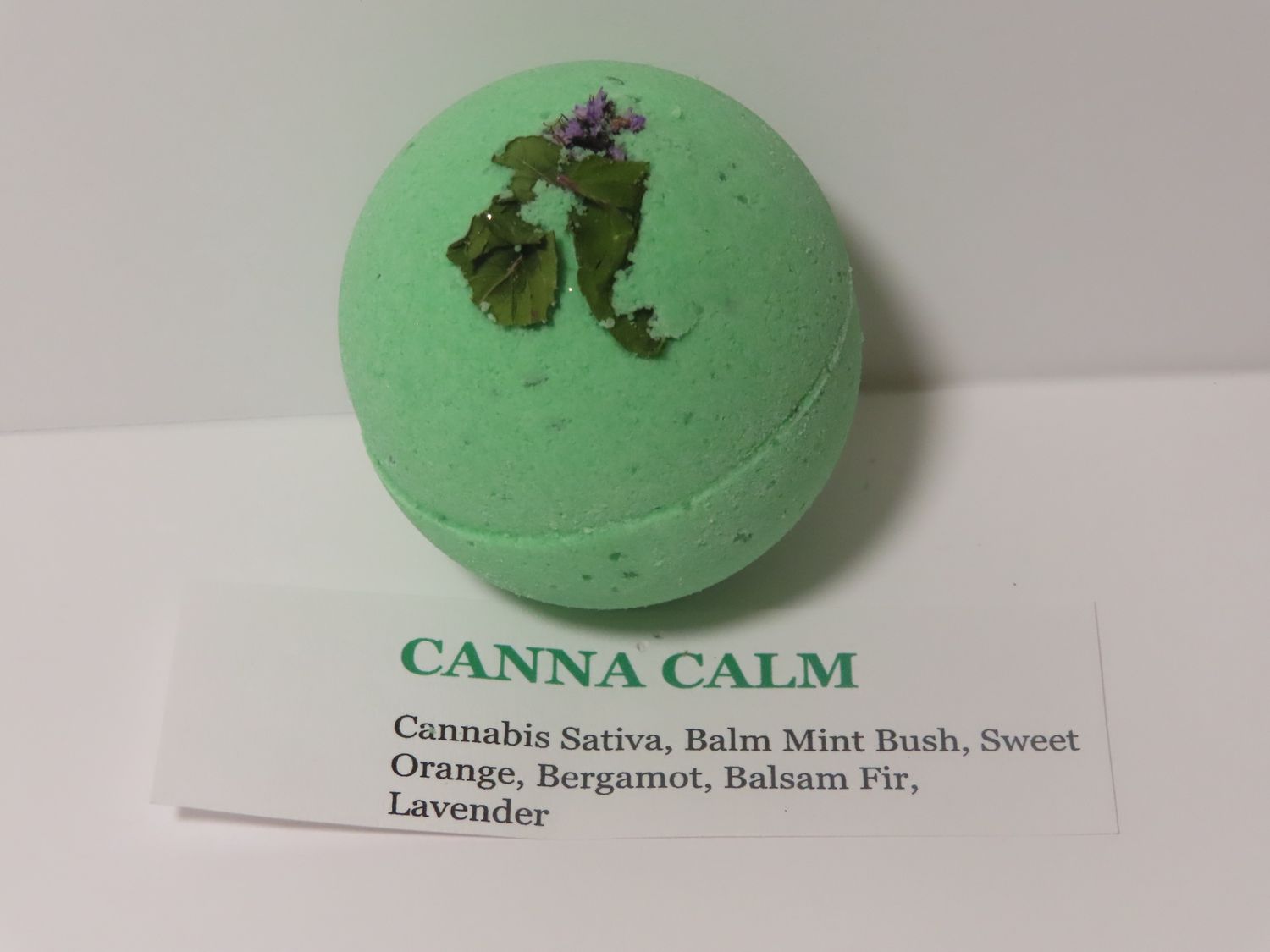 Bath Bombs - Round, Scent: Canna Calm Bath Bomb
