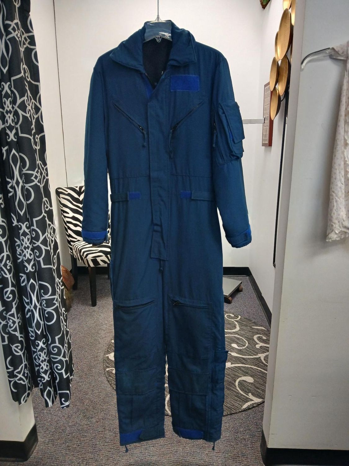 Vintage Air Crew Insulated Coveralls Blue