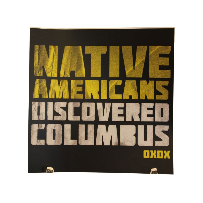 Native Americans Discovered Columbus Stickers