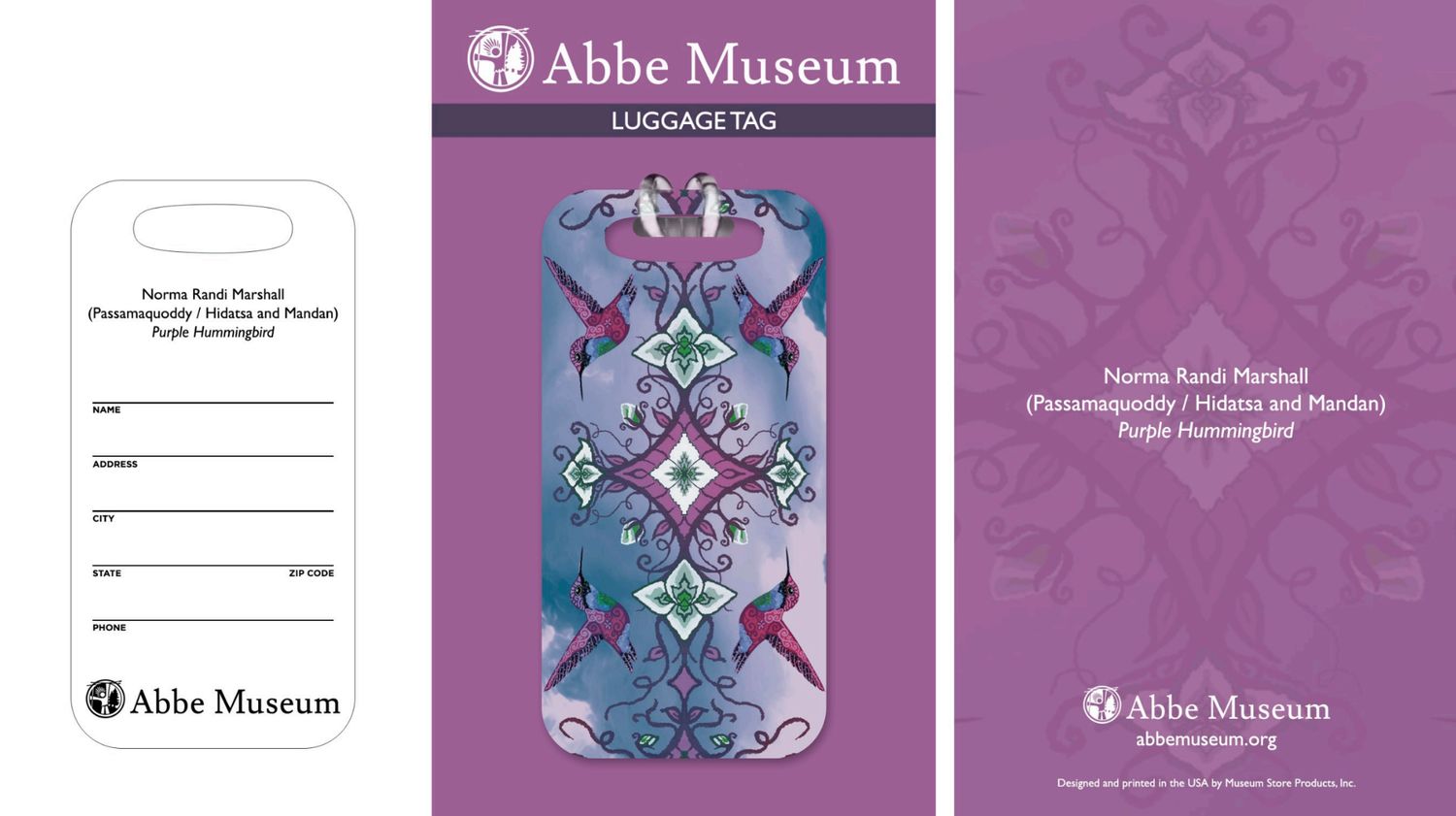 Norma Randi Marshall Luggage Tags