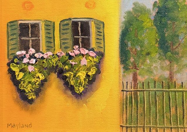 Charleston Window Box (Yellow)