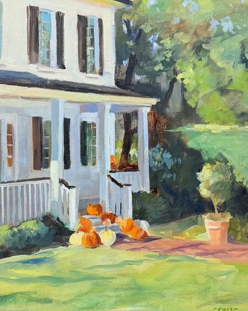 Pumpkins on the Porch