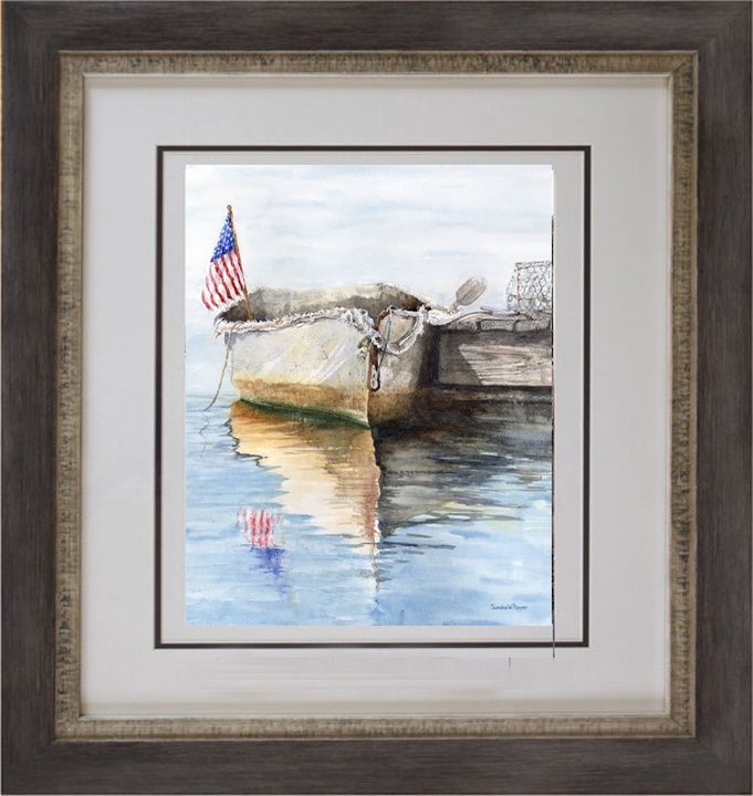 Weathered framed Giclee