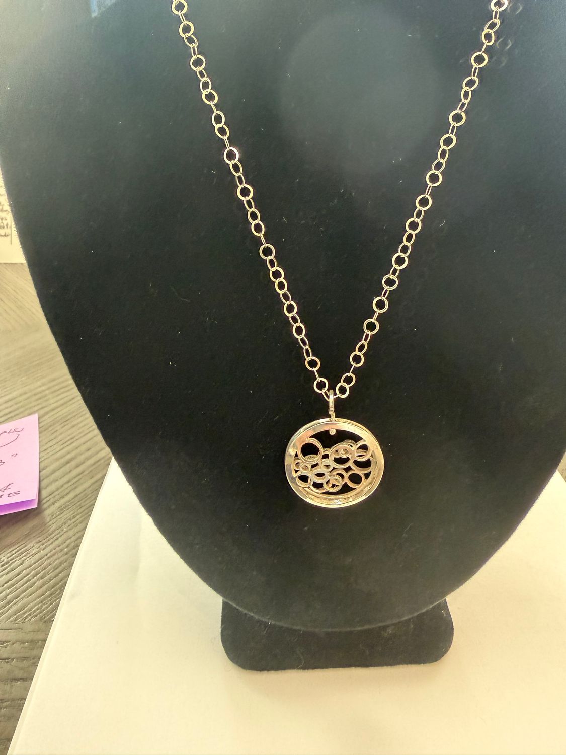 Studio 54 Mirror Ball Necklace
