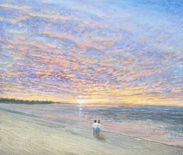 Morning Walk on the Beach