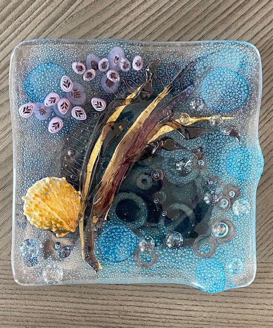 Shore Lines small square plate