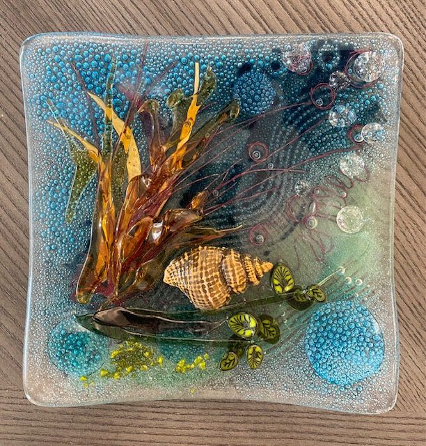 Shore Lines - 6" small square plate
