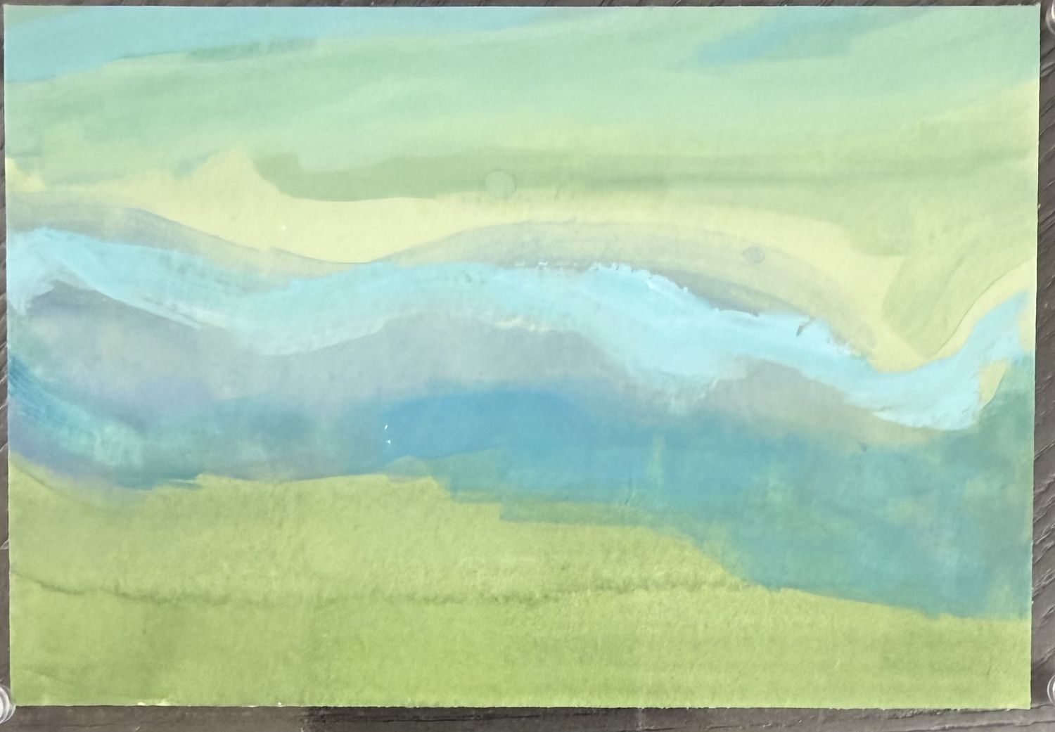 Flow (gouache on paper)