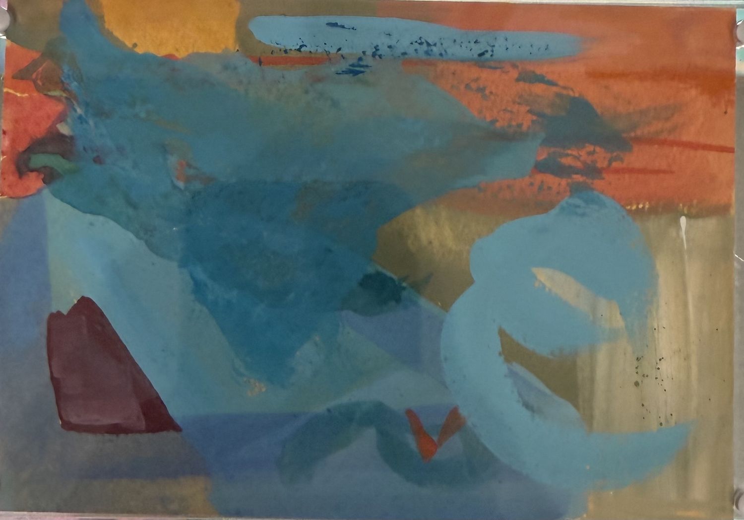 Muse (gouache on paper)