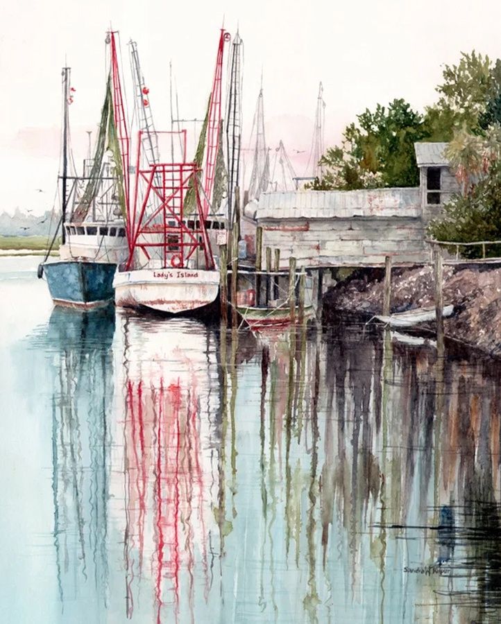 Shrimpers' Reflections