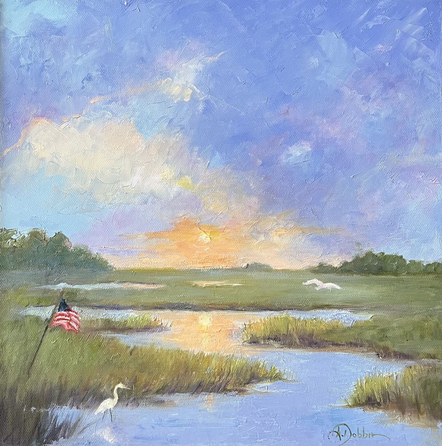Patriot's Sunset