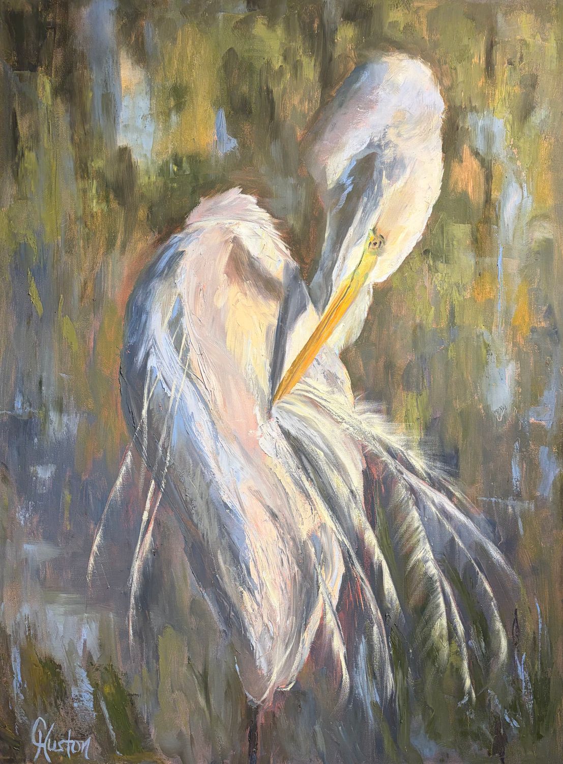 Preening