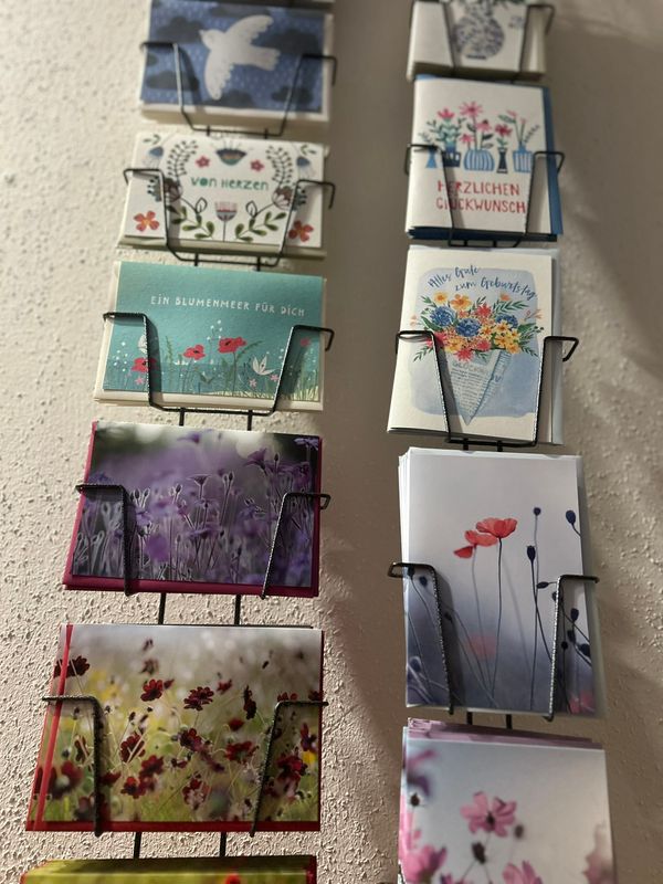 handgeschriebene Klappkarte