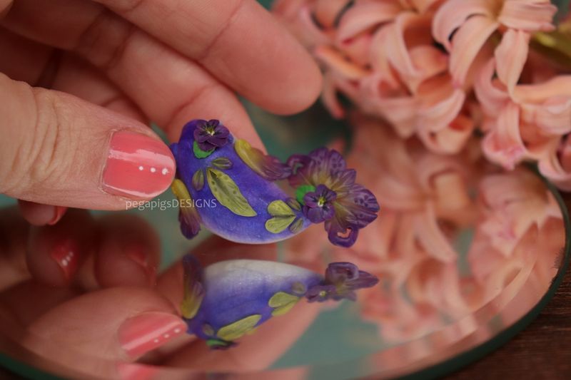 Pearl Mermapig - Purple Pansy