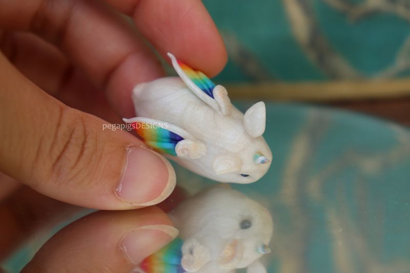 Pearl Unicorn Pegabunny - Rainbow