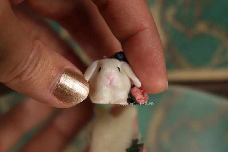 Peony pegabunny pearl/pink/blue