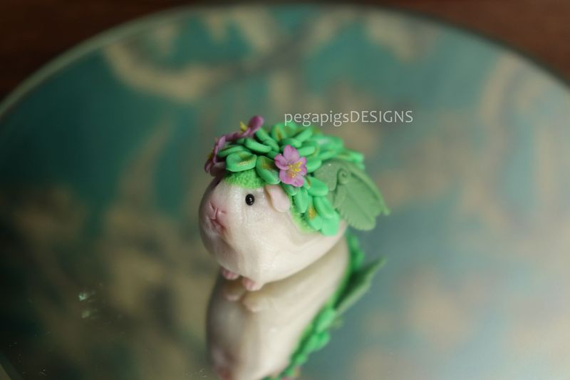 Pink Bushling - pegapiggy figurine