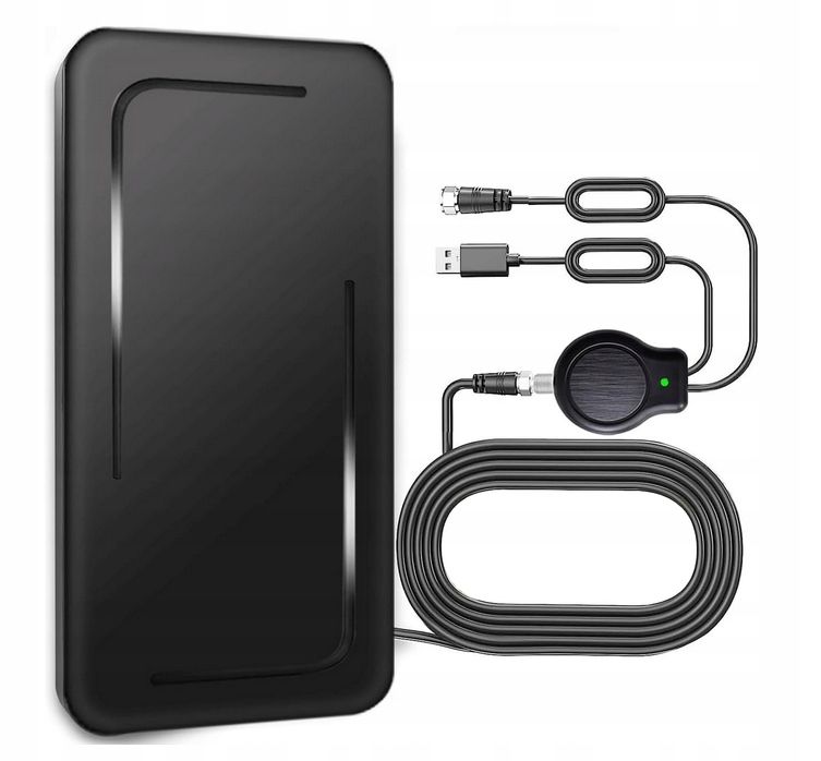 ANTENA TELEWIZYJNA WEWNĘTRZNA DVB-T HDTV 4K Full HD MOCNA DO TELEWIZORA