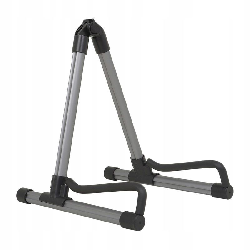 Regulowany podłogowy stojak na gitarę Stojak Szary