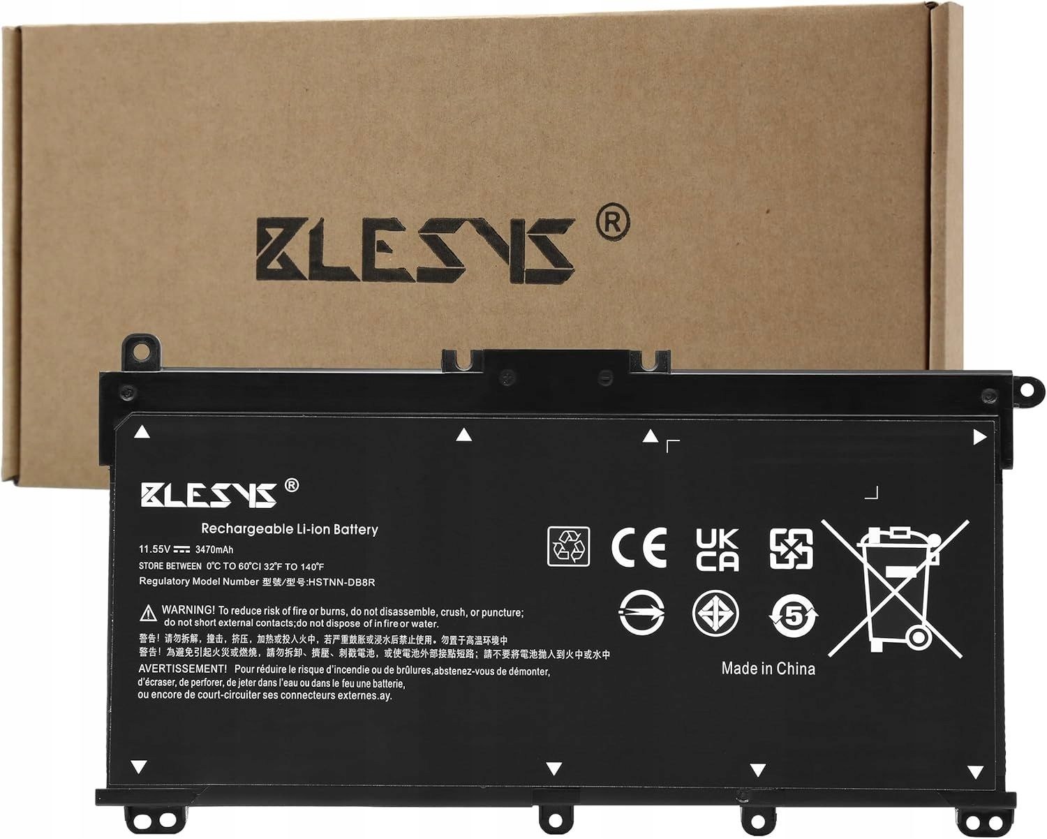 Bateria do laptopów HP, Compaq litowo-polimerowa 3470 mAh BLESYS