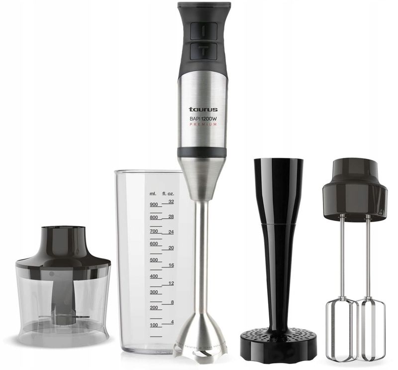 Blender ręczny Taurus Bapi 1200 Premium Fullset 1200 W czarny
