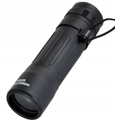 Monokular 10x25 Czarny 101mm 1000m