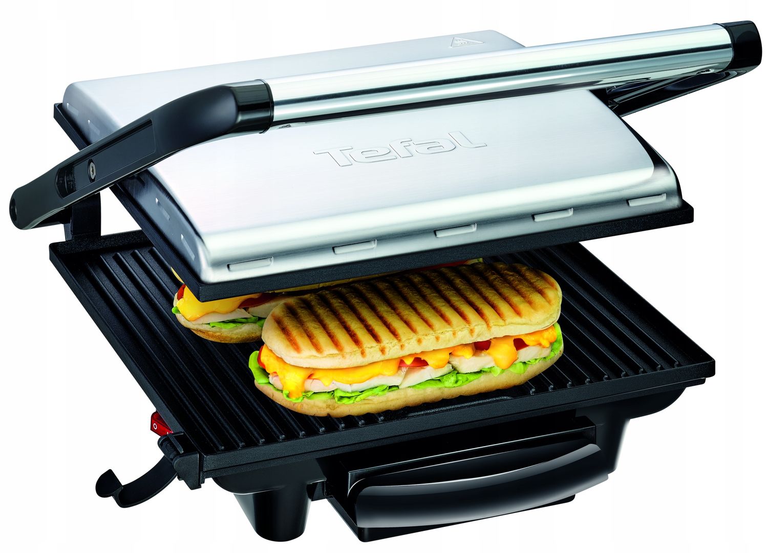 Grill elektryczny Tefal Inicio GC241D38 kontaktowy, składany 2000 W