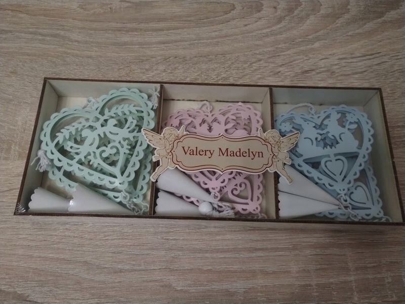 Valery Madelyn Wielkanocne Dekoracje Wiszące Serca 6 Sztuk